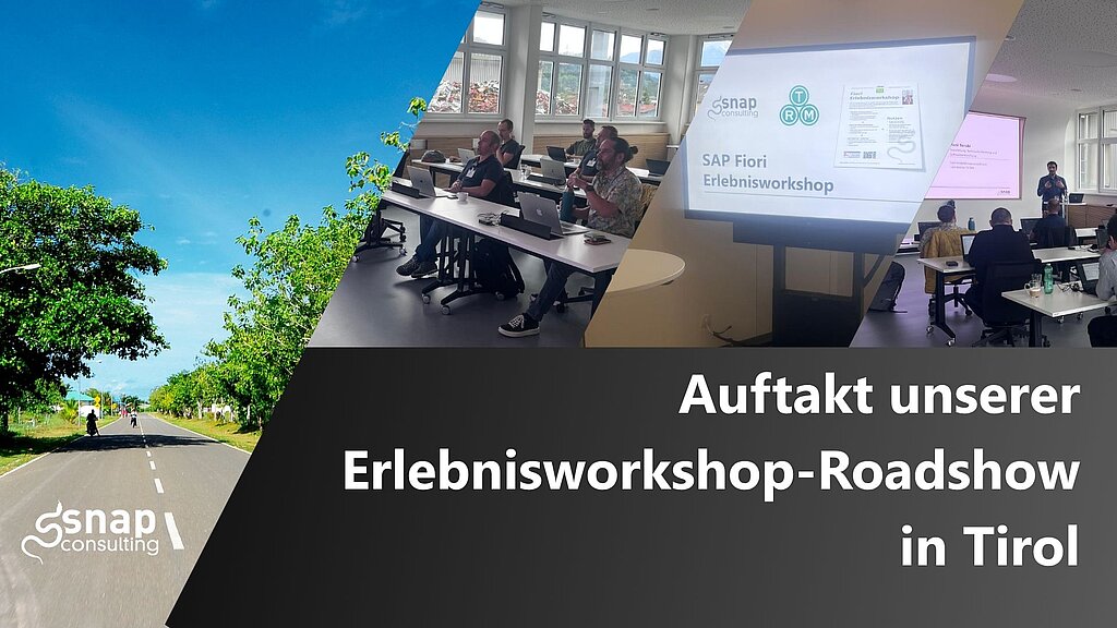 Motiv der Erlebnisworkshop Roadshow mit Bildern der Veranstaltung in Tirol