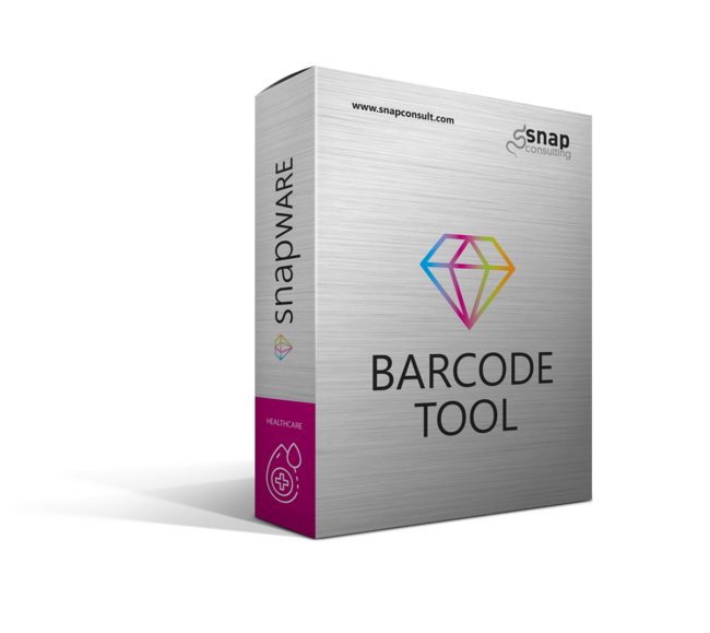 Eine Produktbox von unserer snapWARE "Barcode Tool"