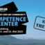 Bild von einer Berglandschaft mit der Überschrift "Competence Center - Save the Date" am 21. und 22. Mai 