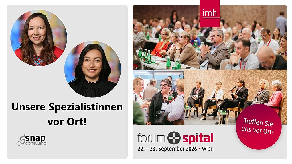 Titelbild vom Forum Spital mit Bildern von Claudia Kirchner und Elisa Rauscher