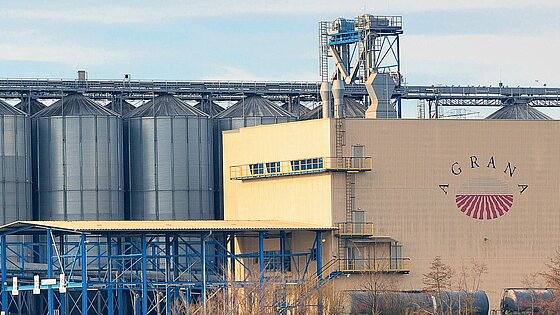 Ein Bild einer Agrana Fabrik