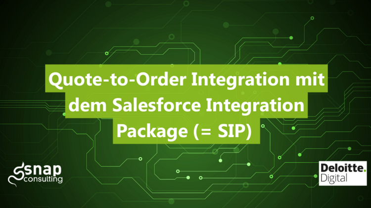 Quote to Order Integration mit Salesforce