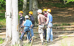 Snap - Consulting Mitarbeiter im Kletterpark 