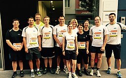 Die TeilnehmerInnen von Snap - Consulting vom Business Run 2015