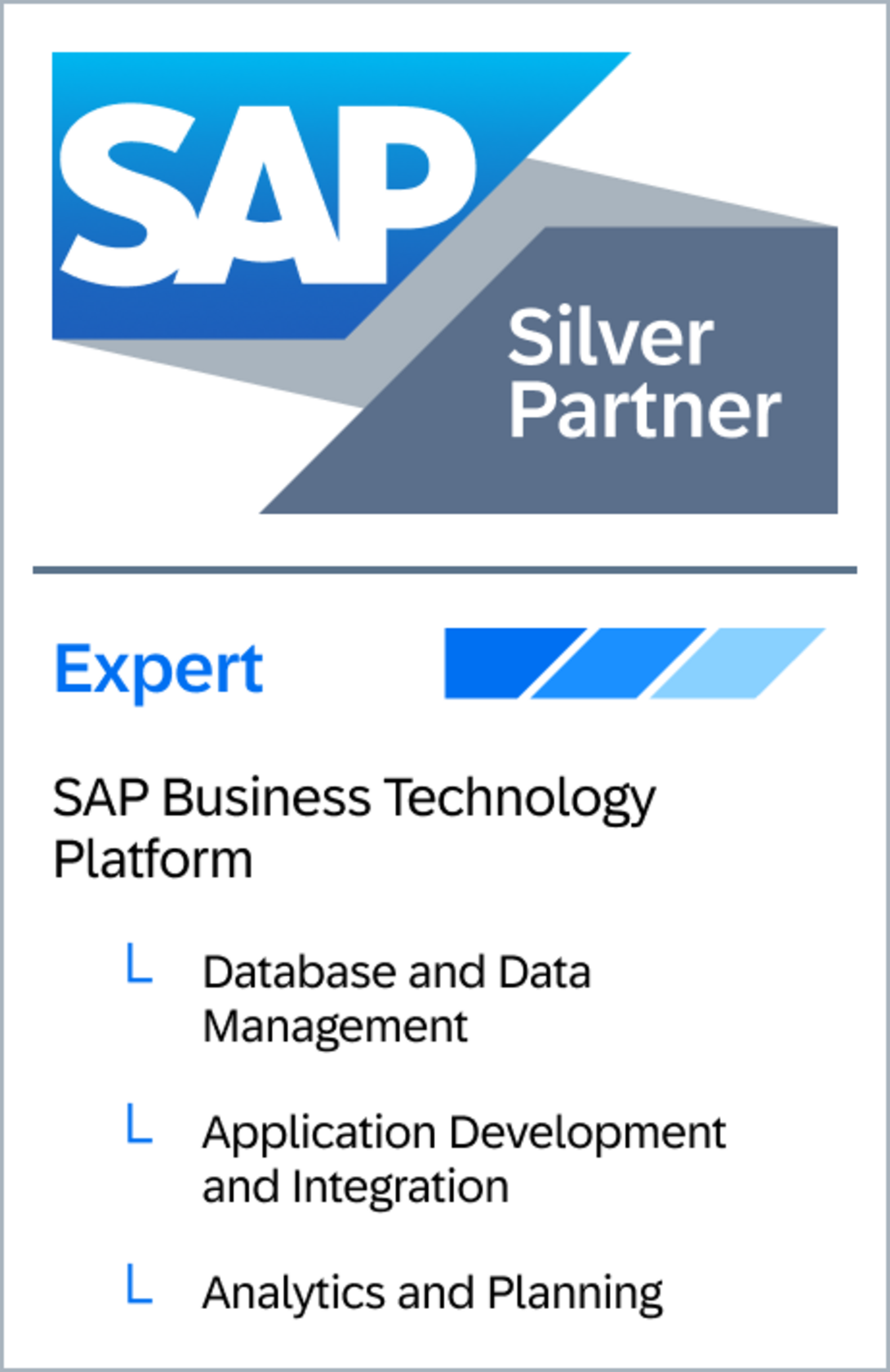 SAP Silver Partner Expert Badge